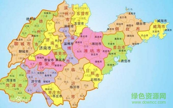 山东地图全图高清版